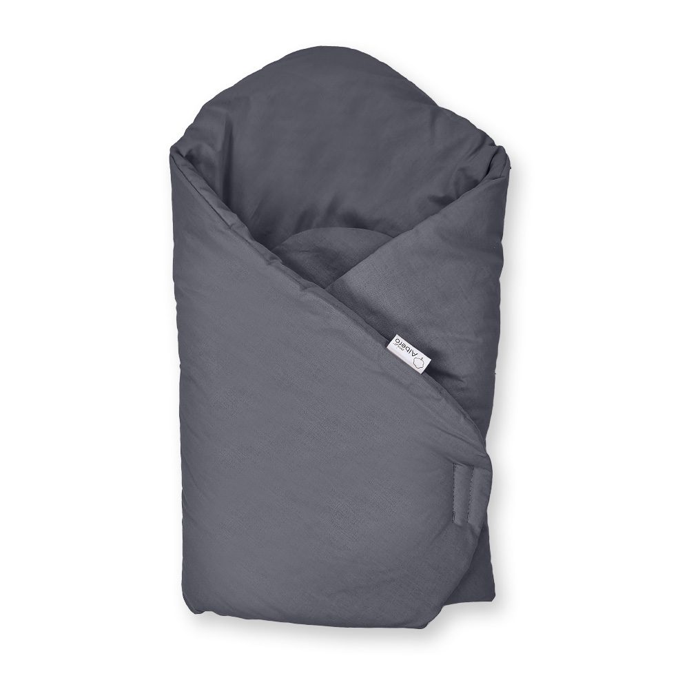 KLUPS Zavinovačka bez vystuženia na suchý zips graphite 75x75 cm – Obrázok 2