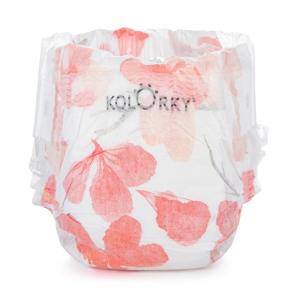 KOLORKY DAY Plienky jednorazové eko, kvety M (5-8 kg) 21 ks – Obrázok 7