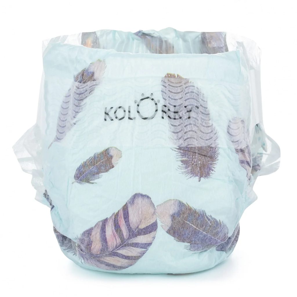 KOLORKY DAY Plienky jednorazové eko, perie S (3-6 kg) 200 ks - MESAČNÁ ZÁSOBA – Obrázok 8