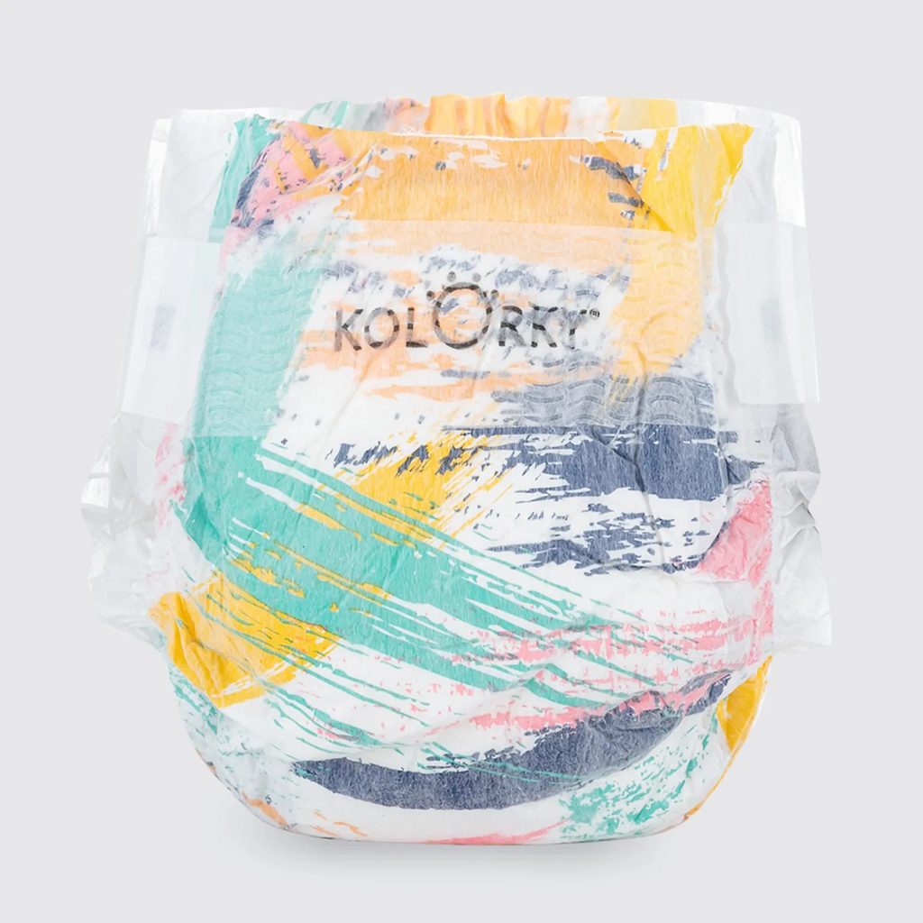 KOLORKY DAY Plienky jednorazové eko, štetec XL (12-16 kg) 136 ks - MESAČNÁ ZÁSOBA – Obrázok 5