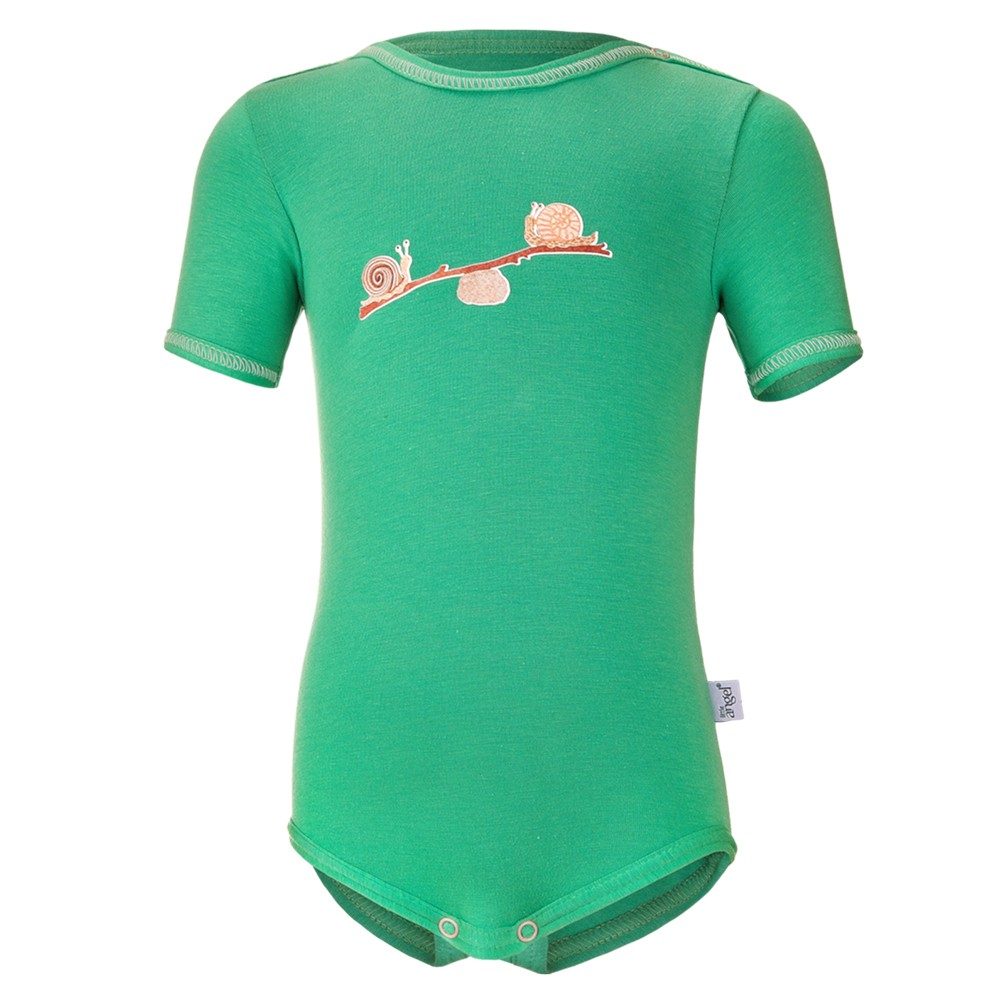 LITTLE ANGEL Body BASIC KR tenké Outlast® 74 zelená – Obrázok 2