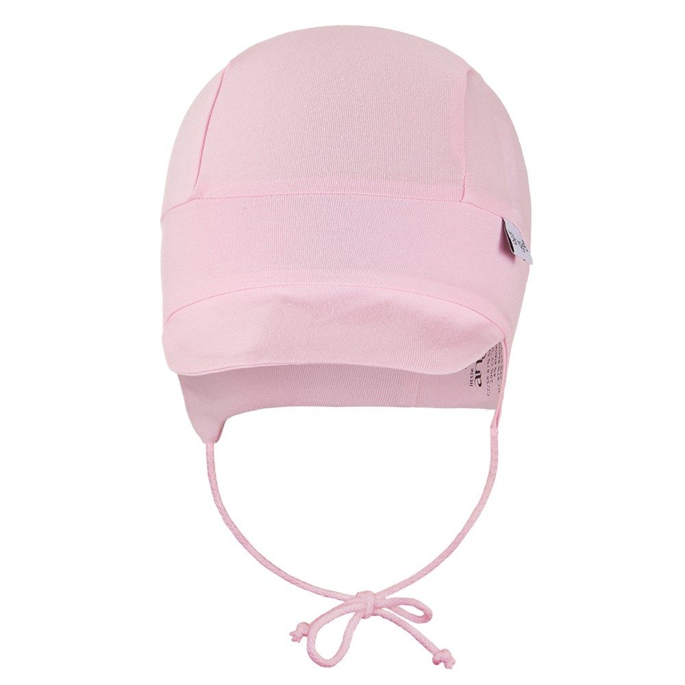 LITTLE ANGEL Šiltovka tenká zaväzovacie Outlast® 1, 36-38 cm ružová baby