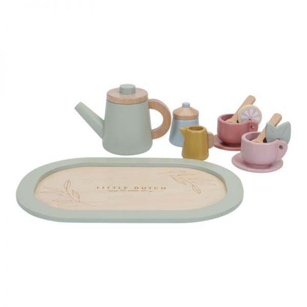 LITTLE DUTCH Čajový set drevený – Obrázok 2