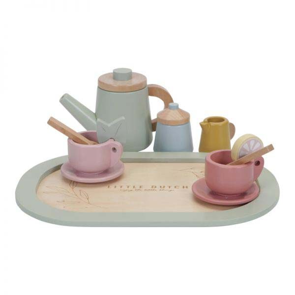 LITTLE DUTCH Čajový set drevený – Obrázok 4
