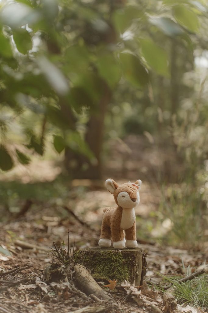 LITTLE DUTCH Hračka plyšová srnka Fairy garden – Obrázok 4