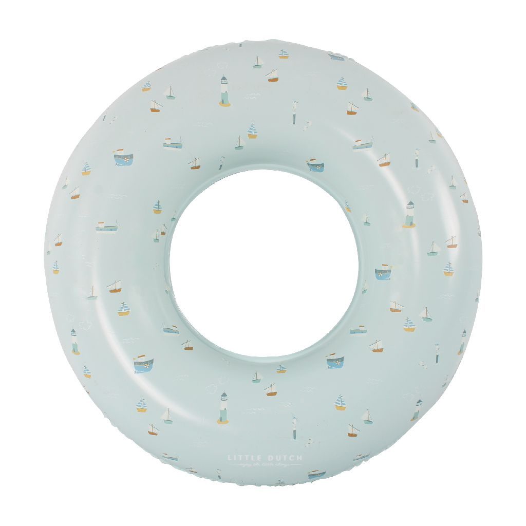 LITTLE DUTCH Kruh nafukovací Námornícky záliv, priemer 50cm, 3r+