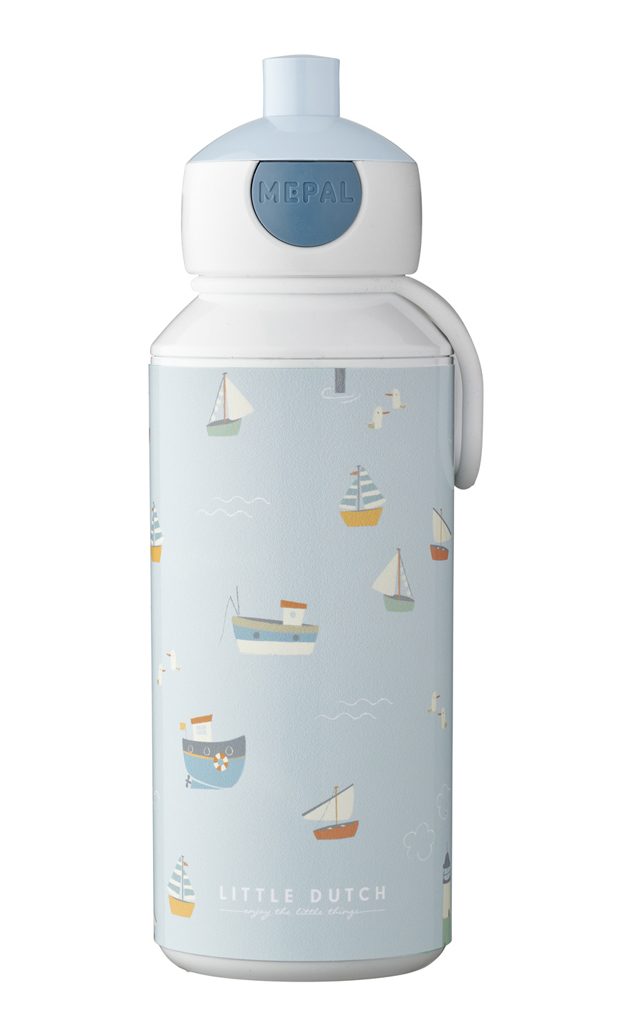LITTLE DUTCH Fľaša na pitie 400 ml Námornícky záliv – Obrázok 2