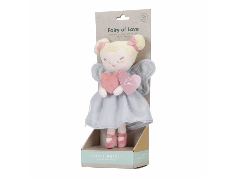 LITTLE DUTCH Bábika Fay víla lásky 20 cm – Obrázok 4