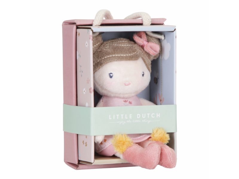 LITTLE DUTCH Bábika Rosa 10 cm – Obrázok 4