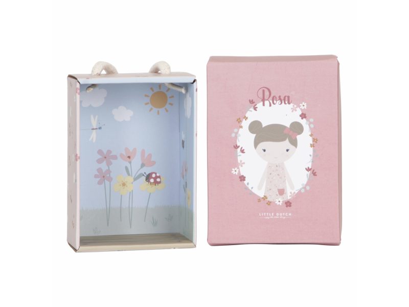 LITTLE DUTCH Bábika Rosa 10 cm – Obrázok 5