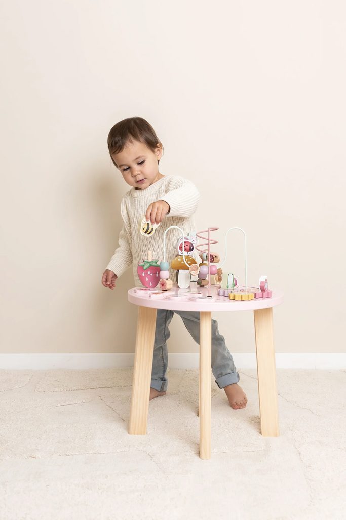 LITTLE DUTCH Stolček s aktivitami Fairy garden – Obrázok 3
