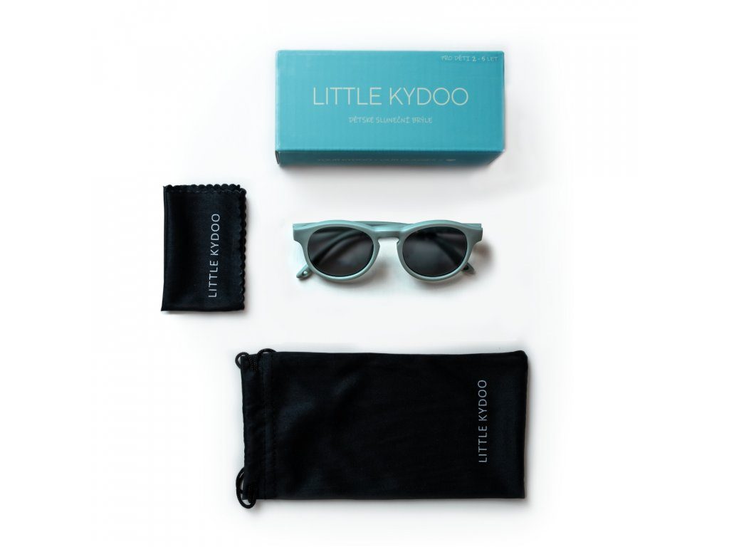 LITTLE KYDOO Okuliare slnečné Matte Blue UV 400, polarizačné 2-4 roky – Obrázok 6