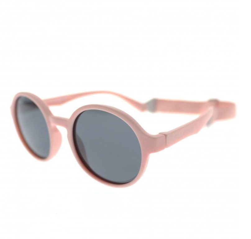 LITTLE KYDOO Okuliare slnečné Matte Pink UV 400, polarizačné 1-3 roky – Obrázok 2