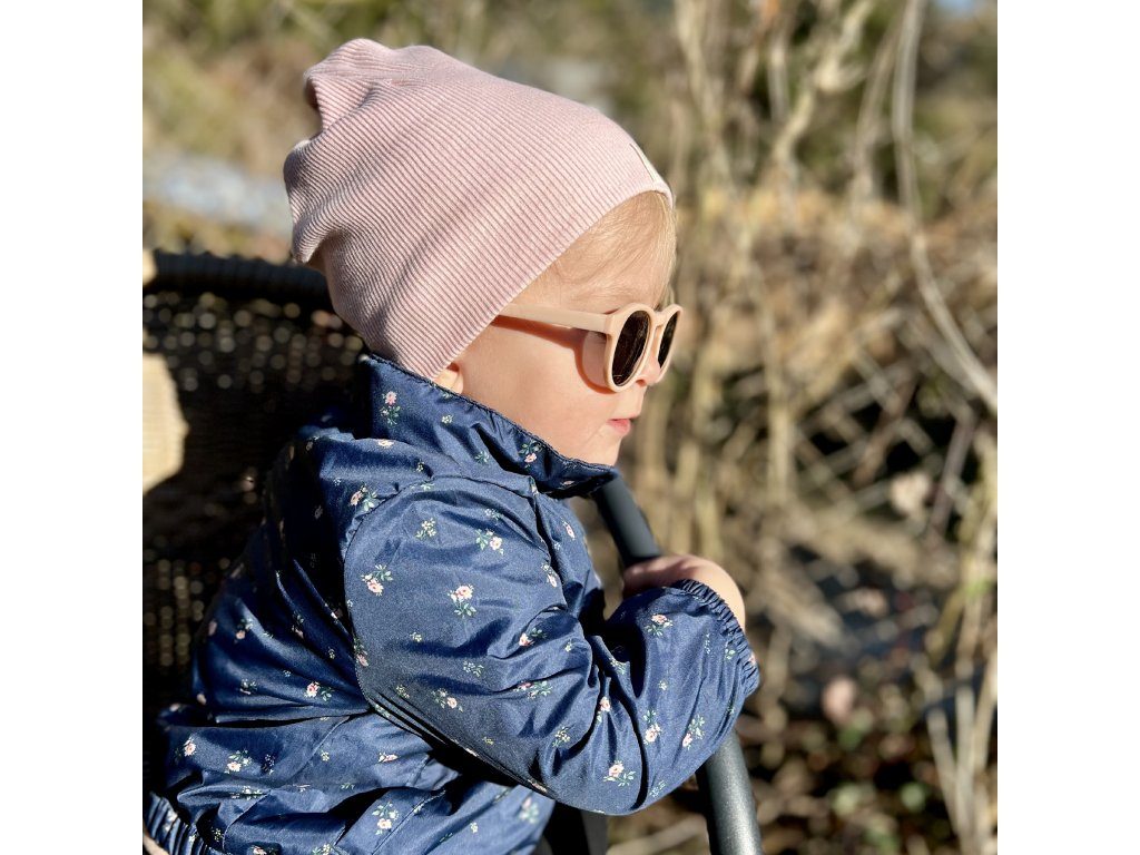 LITTLE KYDOO Okuliare slnečné Matte Pink UV 400, polarizačné 2-4 roky – Obrázok 5