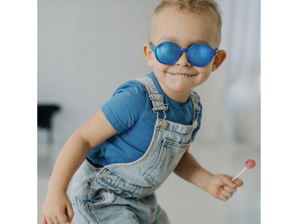 LITTLE KYDOO Okuliare slnečné Ocean Blue UV 400, polarizačné 1-3 roky – Obrázok 3