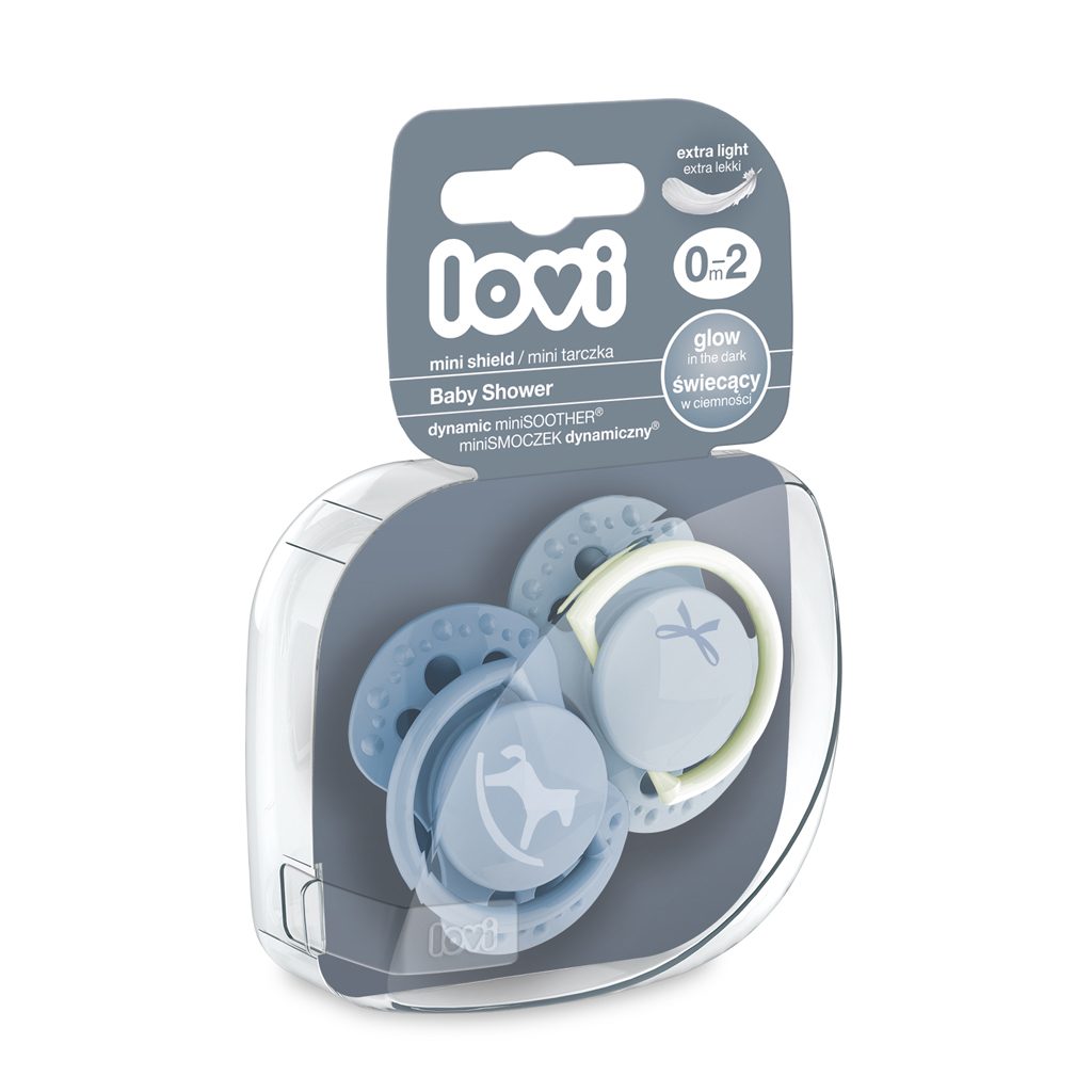 LOVI Cumlík mini Baby shower 0-2m 2ks chlapec – Obrázok 6