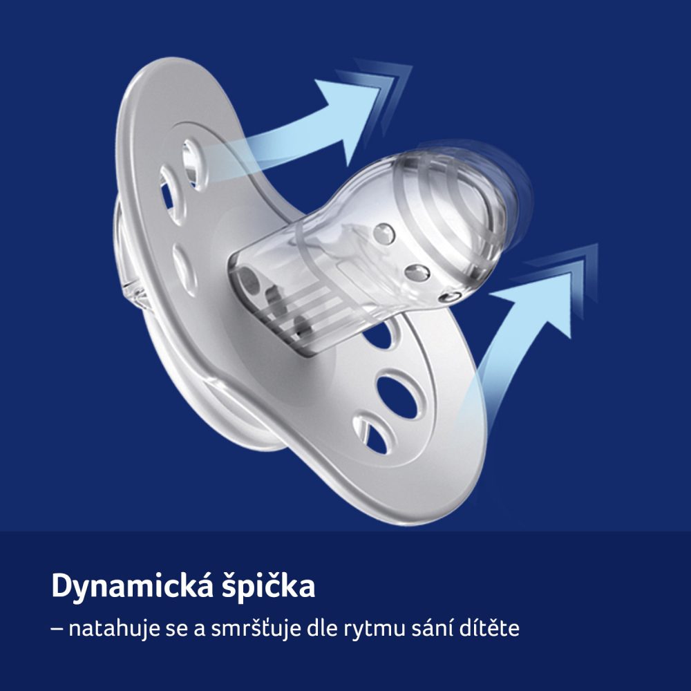 LOVI Cumlík dynamický silikónový Night&Day 6-18m 2ks chlapec – Obrázok 9