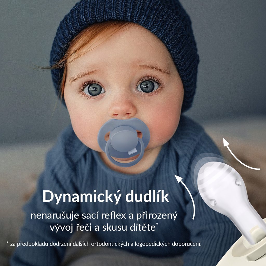 LOVI Cumlík silikónový dynamický Prime 0-6m 1ks Lilac – Obrázok 5