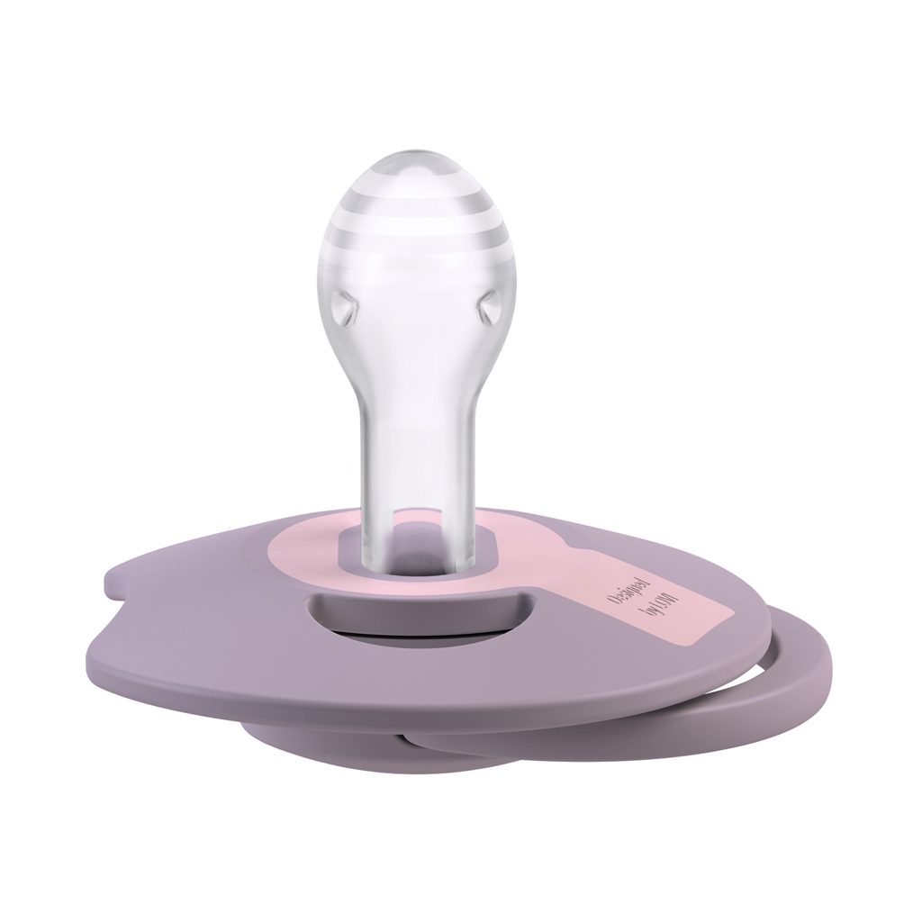LOVI Cumlík silikónový dynamický Prime 18m+ 2ks Baby Lilac/Violet – Obrázok 4