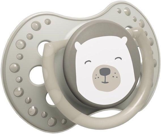 LOVI Cumlík silikónový symetrický dynamický Buddy Bear 3-6m 2ks – Obrázok 3