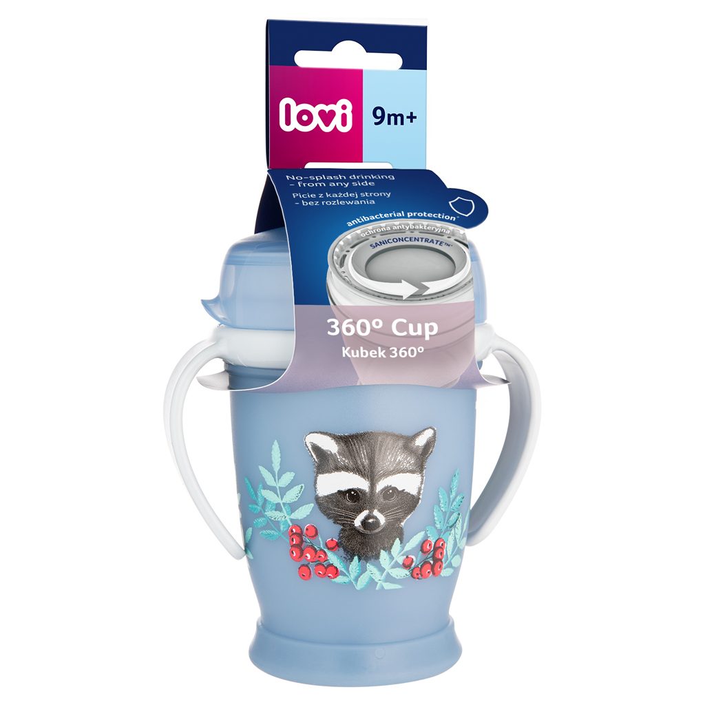 LOVI Hrnček 360 Wild soul 250 ml 9m+ chlapec – Obrázok 3