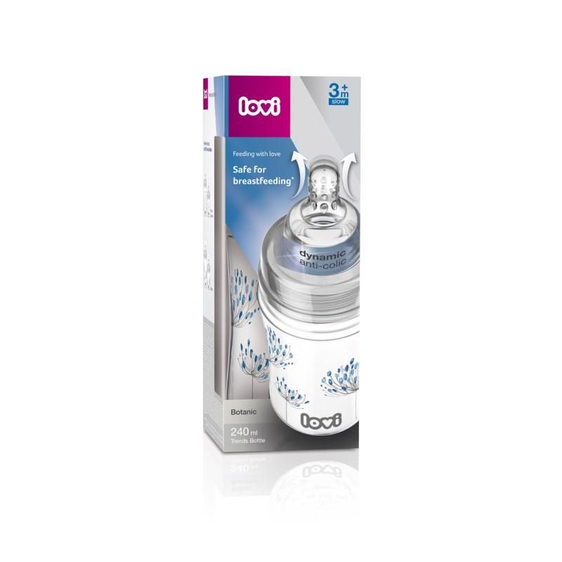 LOVI Dojčenská fľaša Trends 240 ml Botanic – Obrázok 4