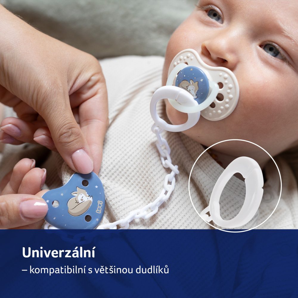 LOVI Retiazka na cumlík Night&Day dievča – Obrázok 7