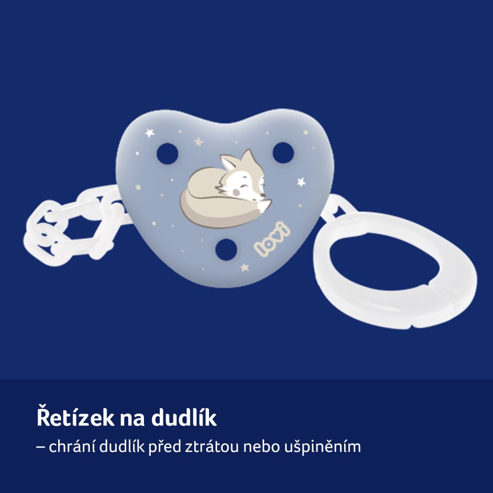 LOVI Retiazka na cumlík Night&Day dievča – Obrázok 9