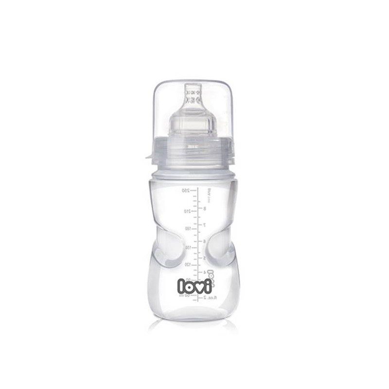 LOVI Samosterilizujúca fľaša 250 ml Super Vent 3m+ – Obrázok 2