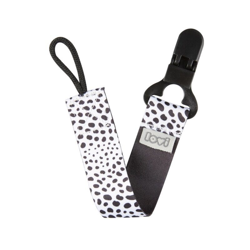 LOVI Stužka na cumlík s klipom Salt & Pepper – Obrázok 2