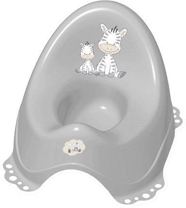 MALTEX Nočník protišmykový s hudbou Zebra - grey – Obrázok 2