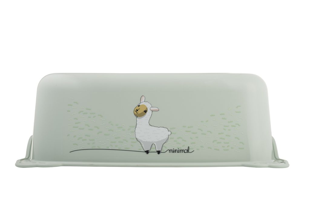 MALTEX Stupienok protišmykový Lama Minimal - sage green – Obrázok 3