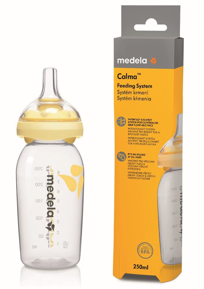 MEDELA Fľaša pre dojčené deti Calma™ 250 ml – Obrázok 3