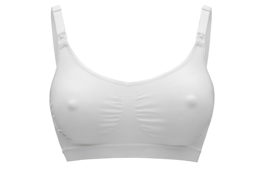 MEDELA Podprsenka tehotenská a na dojčenie Keep Cool™, biela L – Obrázok 2