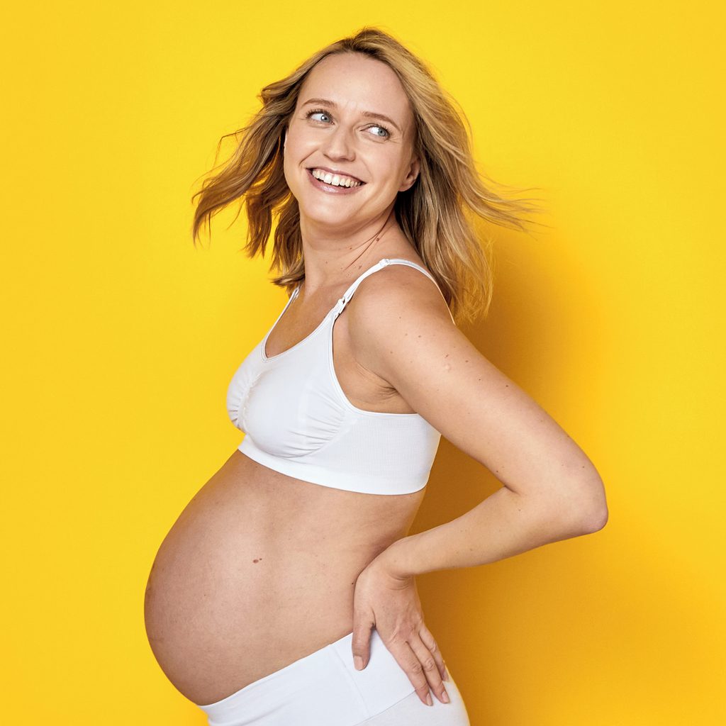 MEDELA Podprsenka tehotenská a na dojčenie Keep Cool™, biela L – Obrázok 5