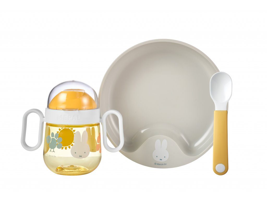 MEPAL Set jedálenský detský Mio 3ks Miffy Explore – Obrázok 2