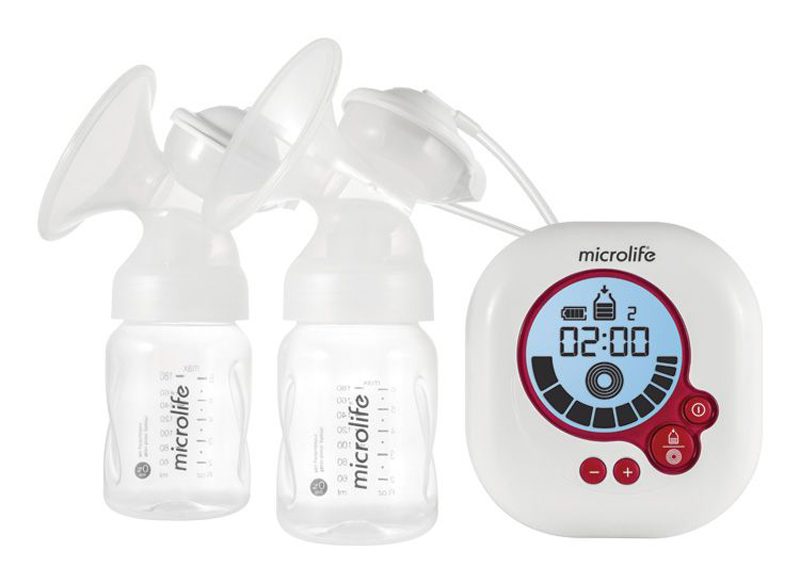 MICROLIFE Osávačka materského mlieka duálna elektrická 2v1, BC 300 Maxi – Obrázok 2
