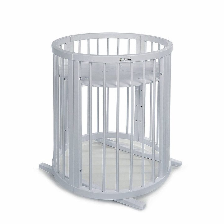 MIMIKO Postieľka rastúca okrúhla 9v1 Round Grey