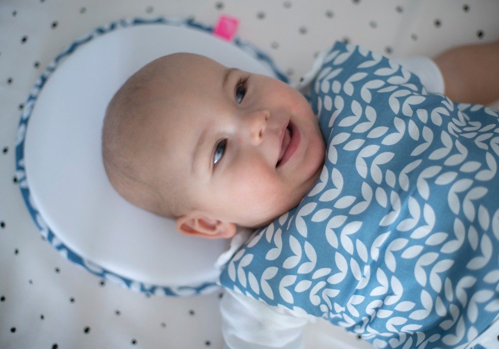 MOTHERHOOD Vankúšik ergonomický stabilizačný pre novorodencov Blue Classics new 0-6m – Obrázok 6
