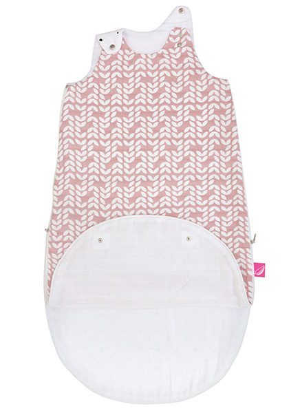 MOTHERHOOD Vak spací 2v1 ZIP-A-Round Beige mušelínový Pink Classics 3-18m 0,5 tog – Obrázok 4