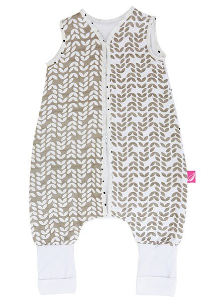 MOTHERHOOD Vak spací mušelínový s nohavicami Beige Classics 12-18m 0,5 tog – Obrázok 2