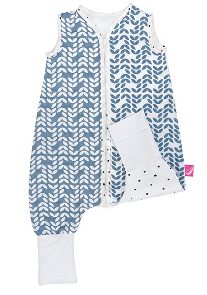 MOTHERHOOD Vak spací mušelínový s nohavicami Blue Classics 12-18m 0,5 tog – Obrázok 3