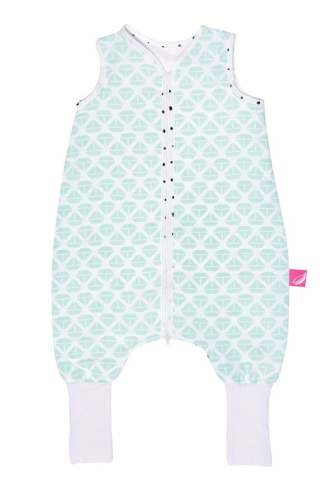 MOTHERHOOD Vak spací mušelínový s nohavicami Mint Boats 1-1,5 r 0,5 tog – Obrázok 4