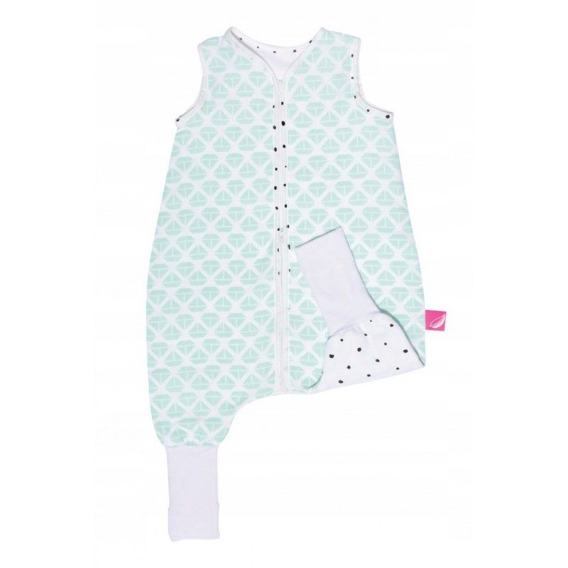 MOTHERHOOD Vak spací mušelínový s nohavicami Mint Boats 1-1,5 r 0,5 tog – Obrázok 6
