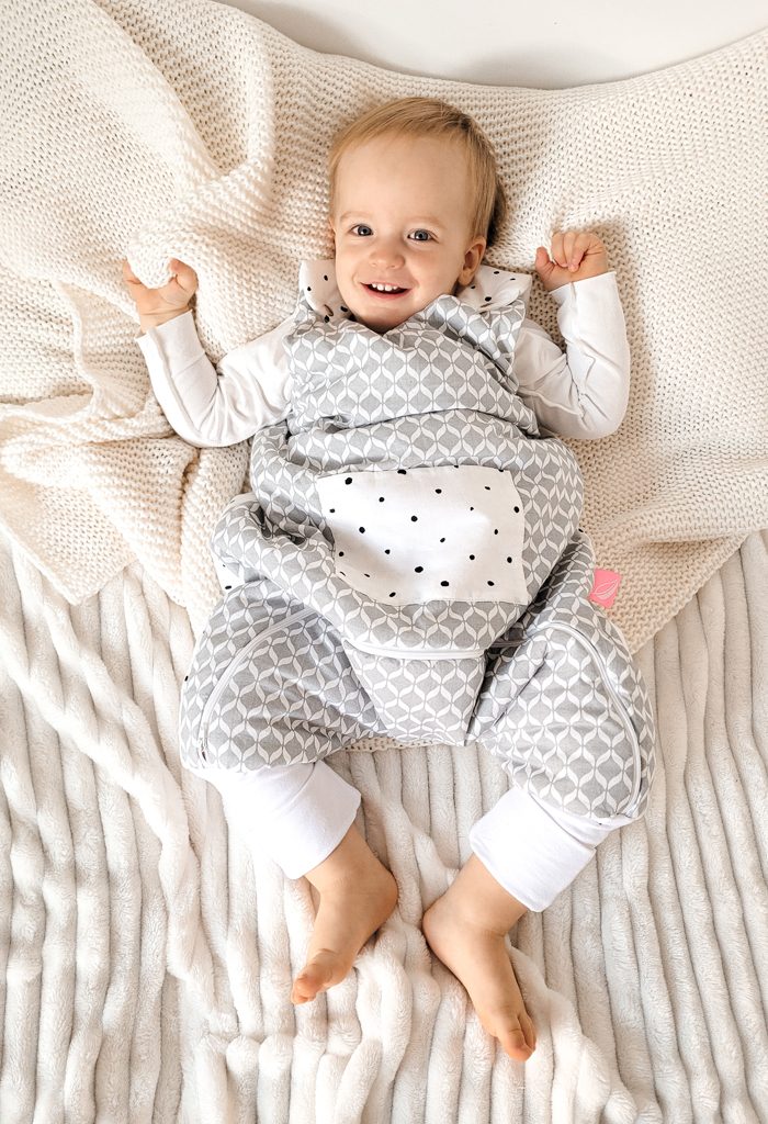 MOTHERHOOD Vak spací s nohavicami a vreckom Pink Classics 1-1,5r 2 tog – Obrázok 11
