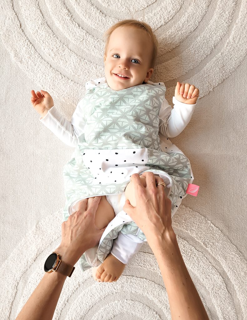 MOTHERHOOD Vak spací s nohavicami a vreckom Pink Classics 1-1,5r 2 tog – Obrázok 12