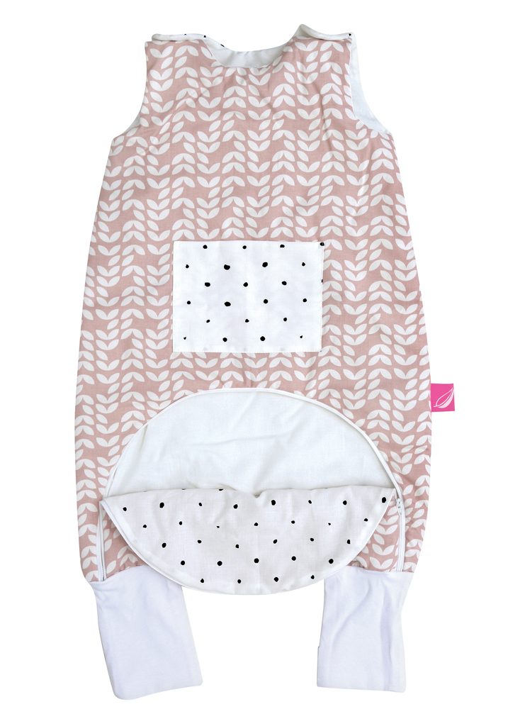 MOTHERHOOD Vak spací s nohavicami a vreckom Pink Classics 1-1,5r 2 tog – Obrázok 4