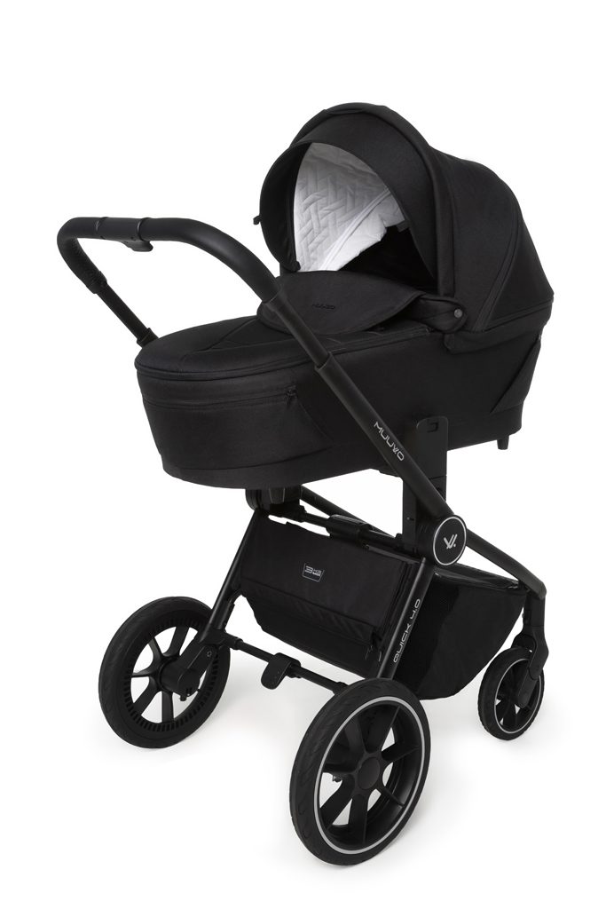 MUUVO Kočík kombinovaný Quick 4.0 Classic black set 2v1 – Obrázok 4