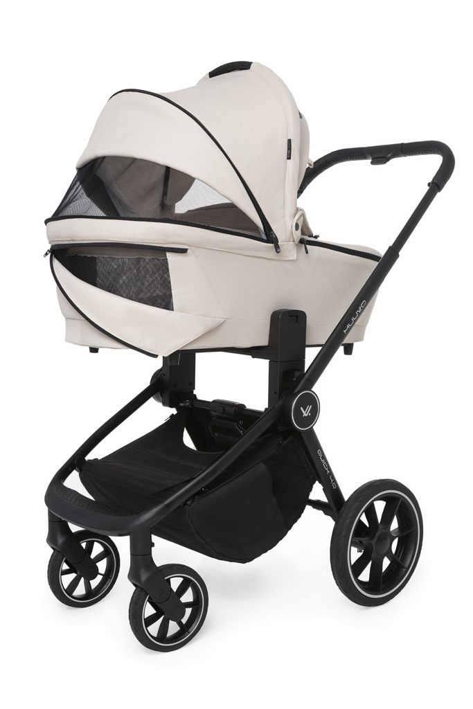 MUUVO Kočík kombinovaný Quick 4.0 Desert sand set 2v1 + CYBEX Aton B2 i-Size + základňa – Obrázok 12