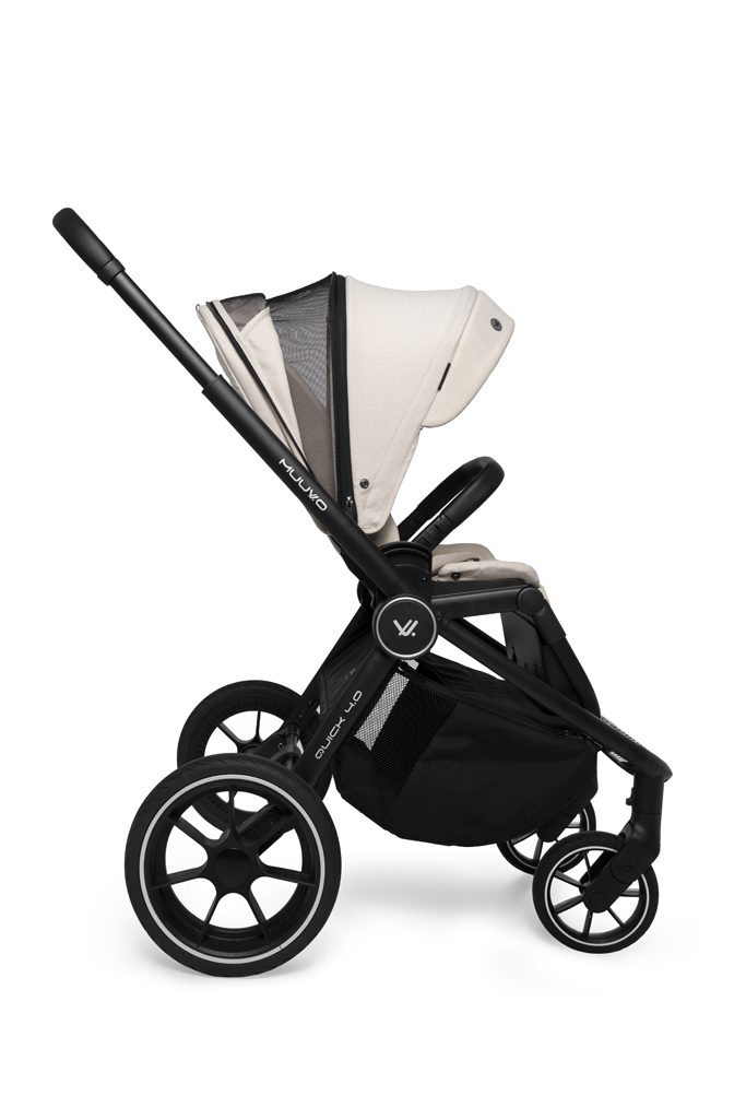 MUUVO Kočík kombinovaný Quick 4.0 Desert sand set 2v1 + CYBEX Aton B2 i-Size + základňa – Obrázok 26